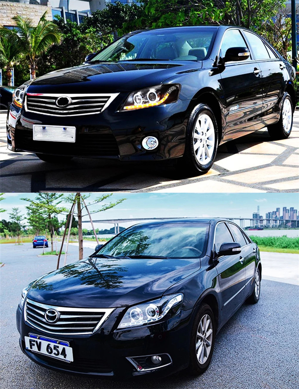 All LED Headlight for Toyota Camry 2009-2014 LED Signal Lamp High Beam Lens Headlights DRL Driving Lights