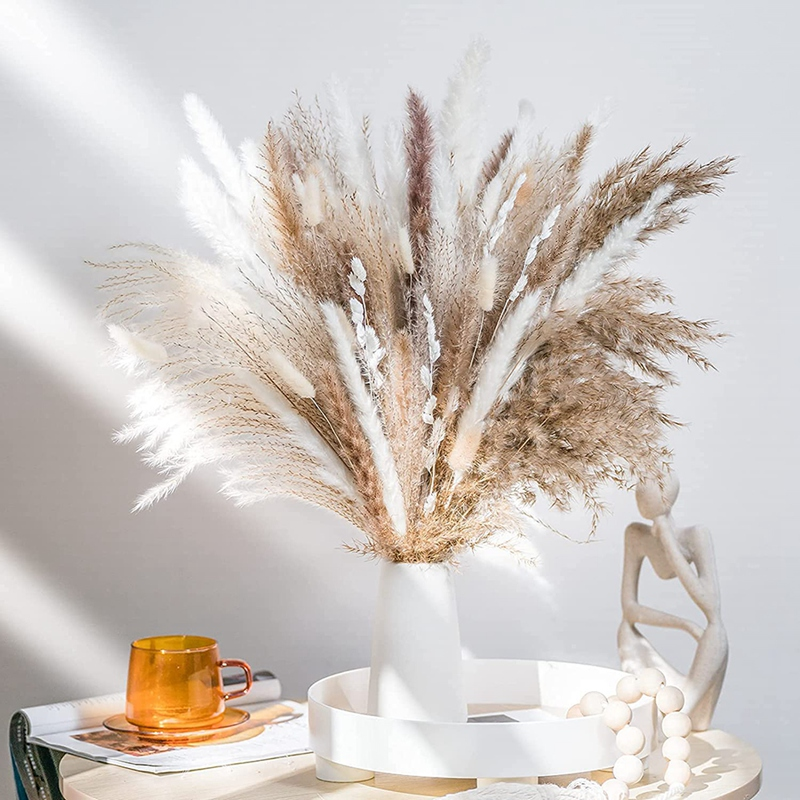 92Pcs Dried Pampas Grass Real Reed Fluffy Flowers Wedding DIY Bohemian Natural Bouquet For Home Decor Flores Secas Trockenblumen, White
92Pcs Dried Pampas Grass Real Reed Fluffy Flowers Wedding DIY Bohemian Natural Bouquet For Home Decor Flores Secas Trockenblumen, White