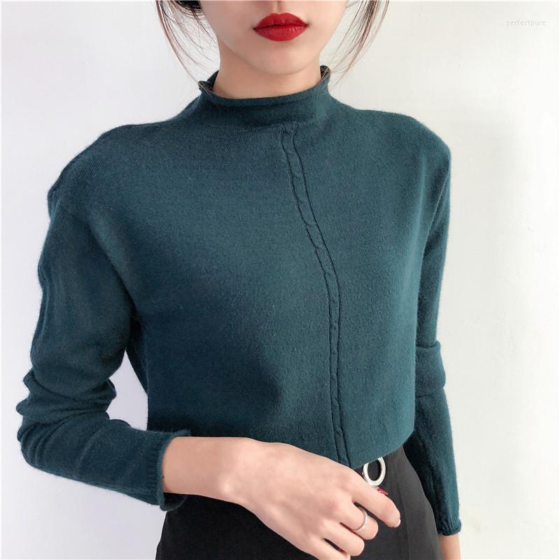 Women's Sweaters 2022 Top Fashion Winter Half Downneck Female Take The Loose Lipped Twist Shirt Long Sleeved Sweater Fitting Perf22
Women's Sweaters 2022 Top Fashion Winter Half Downneck Female Take The Loose Lipped Twist Shirt Long Sleeved Sweater Fitting Perf22