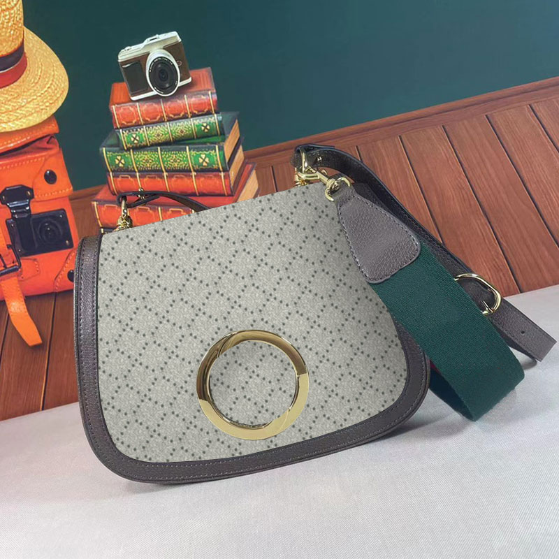 Circular Crossbody Bag Interlocking Hasp Handbag Purse Canvas Leather Women Shoulder Bags Wallets Clutch Bag Gold Metal Detachable Red Green Strap Medium Pouch, Box
Circular Crossbody Bag Interlocking Hasp Handbag Purse Canvas Leather Women Shoulder Bags Wallets Clutch Bag Gold Metal Detachable Red Green Strap Medium Pouch, Box