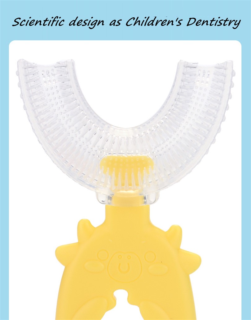 Baby Use Toothbrush Food Grade Silicone Factory Wholesale Kids Oral Health Care Children Tooth Brush Clean Teeth Stain Removal Tools