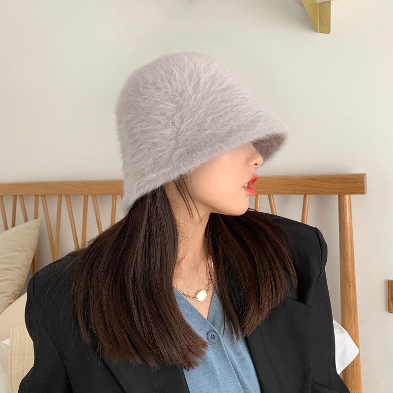 Berets Winter Women's Fashion Solid Color Fur Hat Bucket Fisherman Outdoor Warm Basin Ladies Panama HatBerets BeretsBerets, White
Berets Winter Women's Fashion Solid Color Fur Hat Bucket Fisherman Outdoor Warm Basin Ladies Panama HatBerets BeretsBerets, White