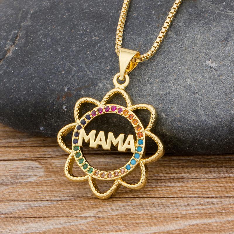 Pendant Necklaces Elegant Mother's Day Gift MaMa Letter Name Sunflower Chain Copper Cubic Zirconia Jewelry For Women MomPendantPendantPe
Pendant Necklaces Elegant Mother's Day Gift MaMa Letter Name Sunflower Chain Copper Cubic Zirconia Jewelry For Women MomPendantPendantPe