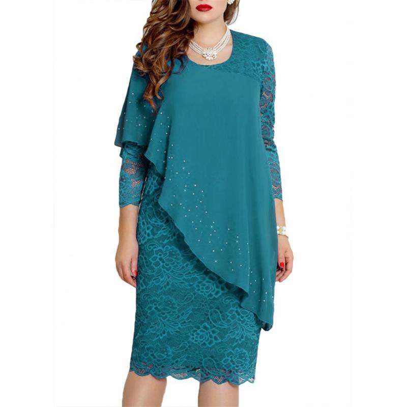 Casual Dresses Elegant Women Dress Oversize Solid Color O Neck 3/4 Sleeve Party Banquet Slim Knee-length Female Clothing Blue XXXXXL
Casual Dresses Elegant Women Dress Oversize Solid Color O Neck 3/4 Sleeve Party Banquet Slim Knee-length Female Clothing Blue XXXXXL