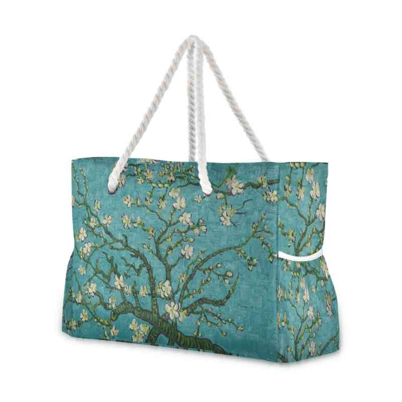Brand Design Luxury Women Shoulder Handbag Van Gogh Art Almond Blossom Tree Large Beach Ladies Bags Sac a Main Femme, 01
Brand Design Luxury Women Shoulder Handbag Van Gogh Art Almond Blossom Tree Large Beach Ladies Bags Sac a Main Femme, 01