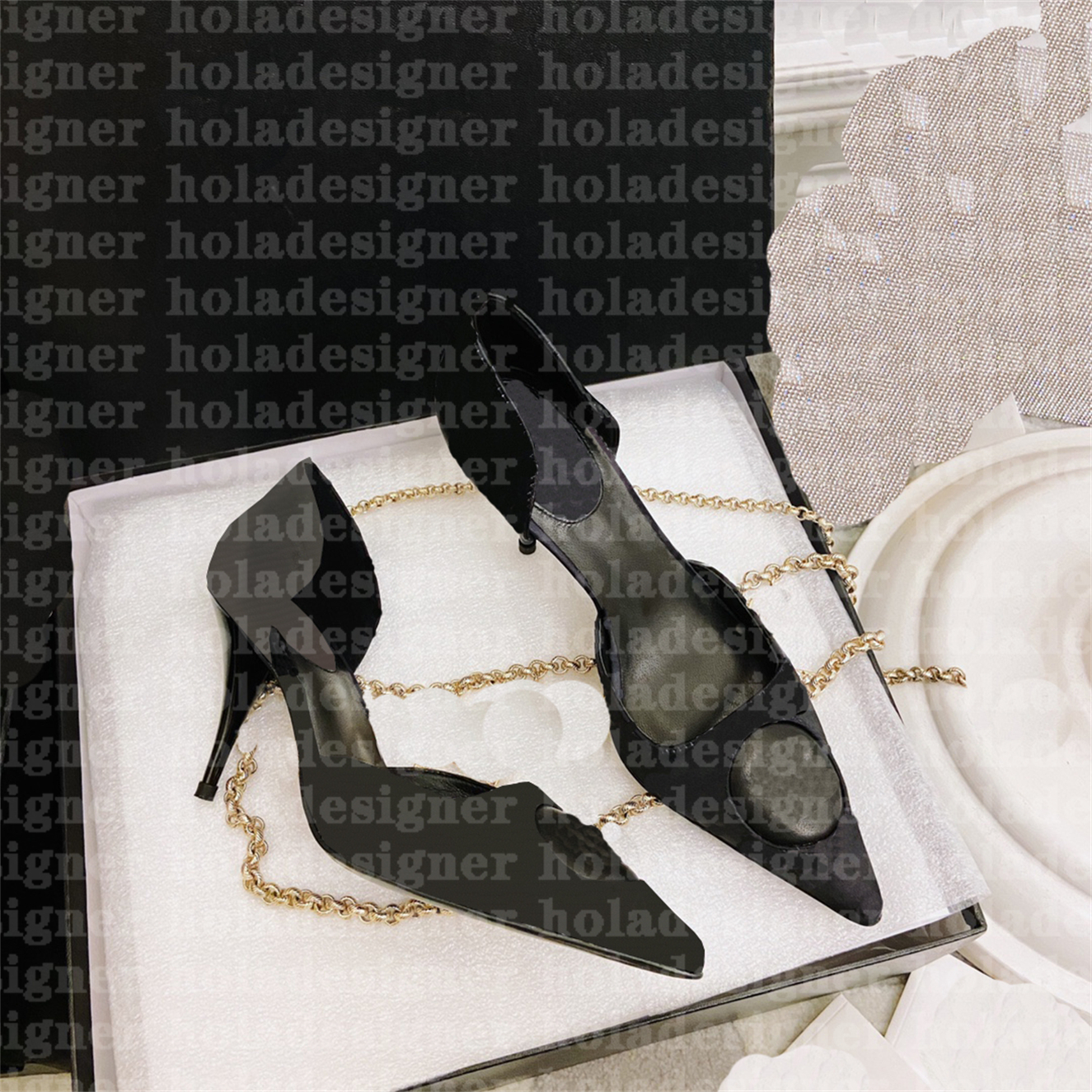 Luxury Designer Shoes Women Hottest Heels Ladies Favorite Wedding Shoe Pointed Toe Sandals Heel With Box High-heeled Holadesigner, #8201
Luxury Designer Shoes Women Hottest Heels Ladies Favorite Wedding Shoe Pointed Toe Sandals Heel With Box High-heeled Holadesigner, #8201