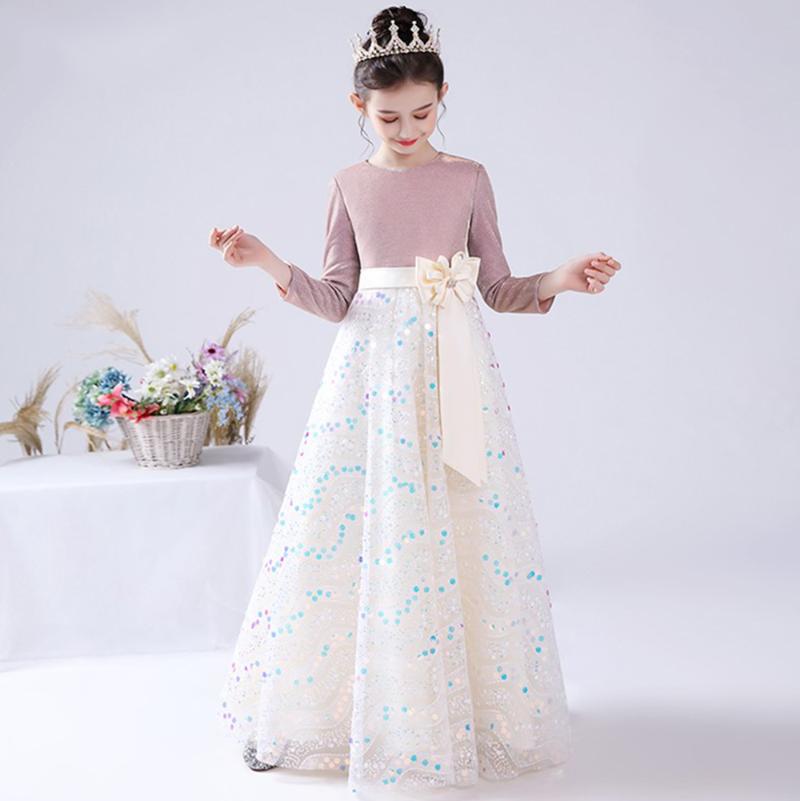 Girl's Dresses Sparkly Long Sleeves Flower Girls Dress 2022 Sequined Birthday Party Pageant Gowns Bow Kids Junior Bridesmaids, Red;yellow
Girl's Dresses Sparkly Long Sleeves Flower Girls Dress 2022 Sequined Birthday Party Pageant Gowns Bow Kids Junior Bridesmaids, Red;yellow
