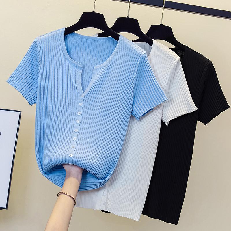 Women's Knits & Tees Knit Cardigan Thin Sweater Coat Short Sleeve Button Outfit Women Korean Cute Solid Pink White Crop Top Oversized Jumper, Black
Women's Knits & Tees Knit Cardigan Thin Sweater Coat Short Sleeve Button Outfit Women Korean Cute Solid Pink White Crop Top Oversized Jumper, Black