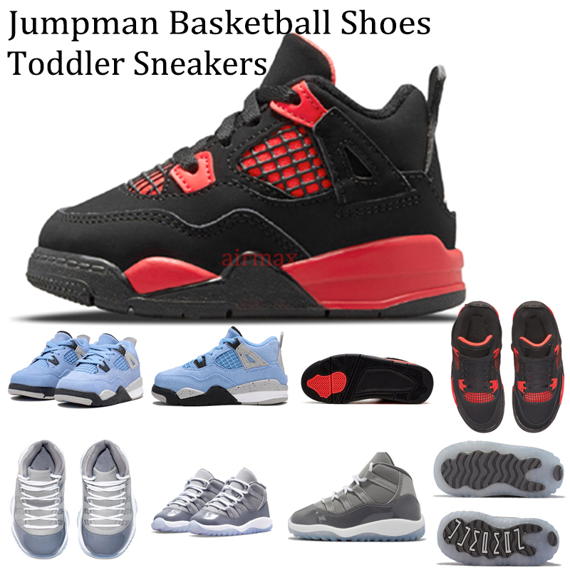 2022 Infant Kids Basketball Shoes Cool Grey 11s University Blue 4 Thunder Red 4s Dark Mocha Trainers Gold Light Smoke Grey Candy Multicolor Small Big Boy Girl Toddlers, Cool grey toddler 28-35
2022 Infant Kids Basketball Shoes Cool Grey 11s University Blue 4 Thunder Red 4s Dark Mocha Trainers Gold Light Smoke Grey Candy Multicolor Small Big Boy Girl Toddlers, Cool grey toddler 28-35
