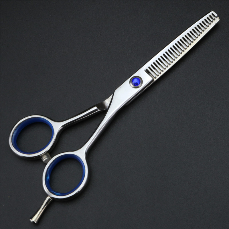 Japan 440c4 inch / 5 5.5 black hairdressing scissors hair barber Cutting professional 220317