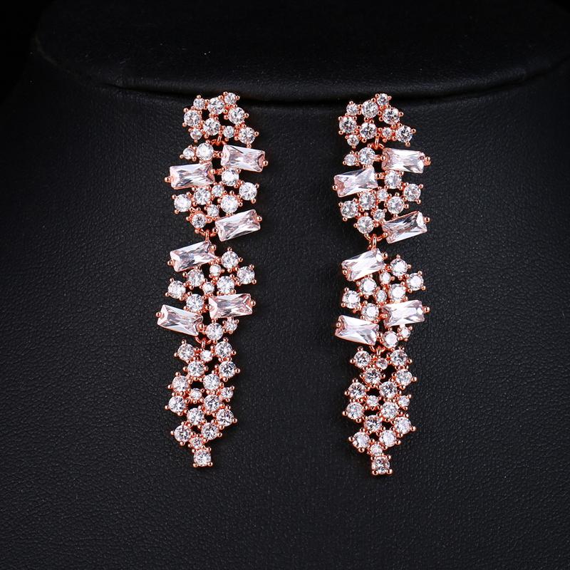 Dangle & Chandelier Fashion Luxury Rhinestone Leaf Zircon Earrings Wedding Jewelry For Women Bridal Party GiftDangle
Dangle & Chandelier Fashion Luxury Rhinestone Leaf Zircon Earrings Wedding Jewelry For Women Bridal Party GiftDangle