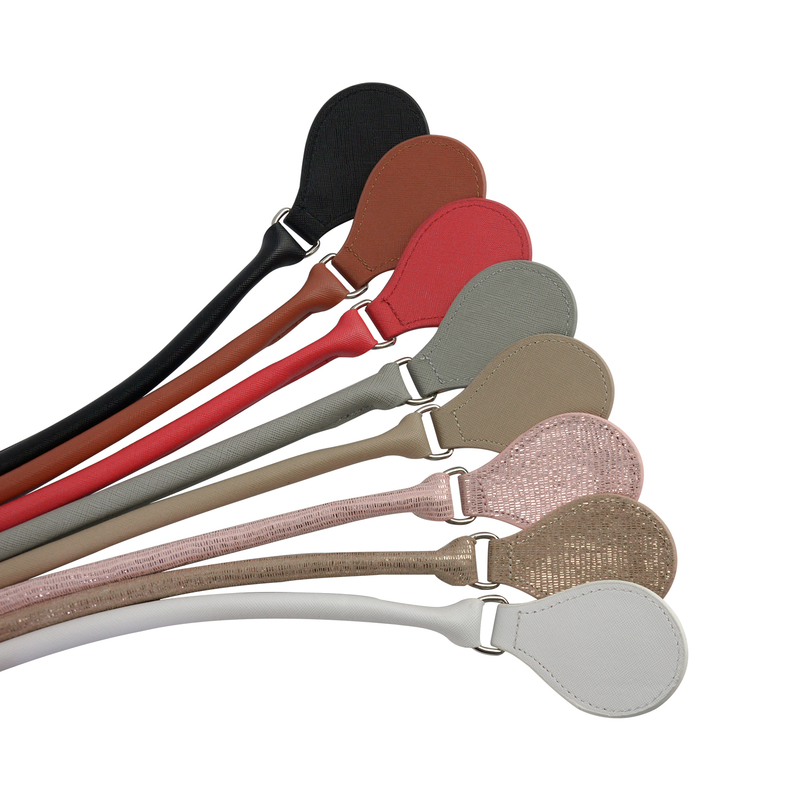 TANQU Concise Round Leather Belt Handle with D Buckle Drops for Classic Mini Obag Basket Bucket City Chic Women Handbag O Bag 220610