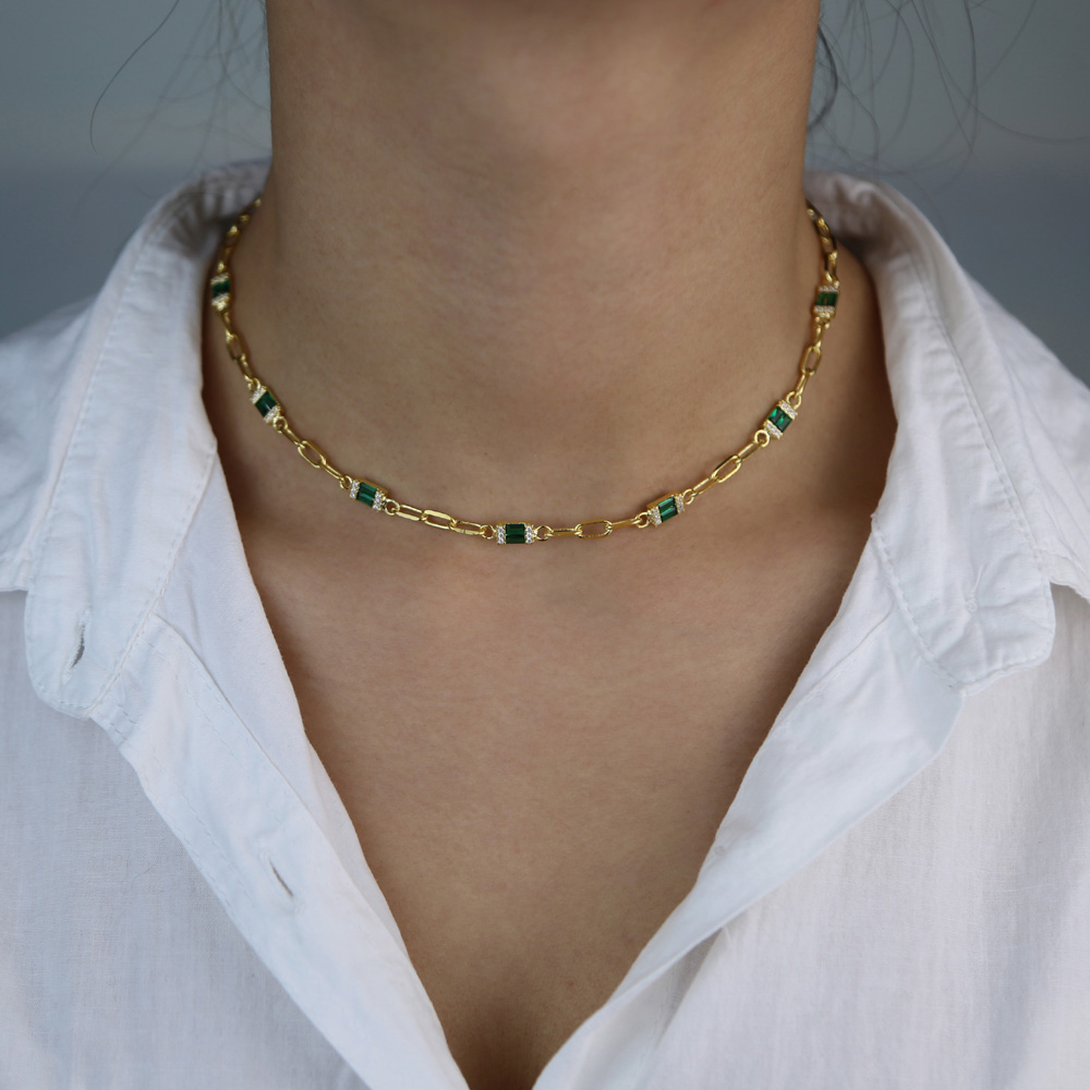 summer new gold green cz fashion jewelry cute lobster pendant necklace for women lady beach jewelry