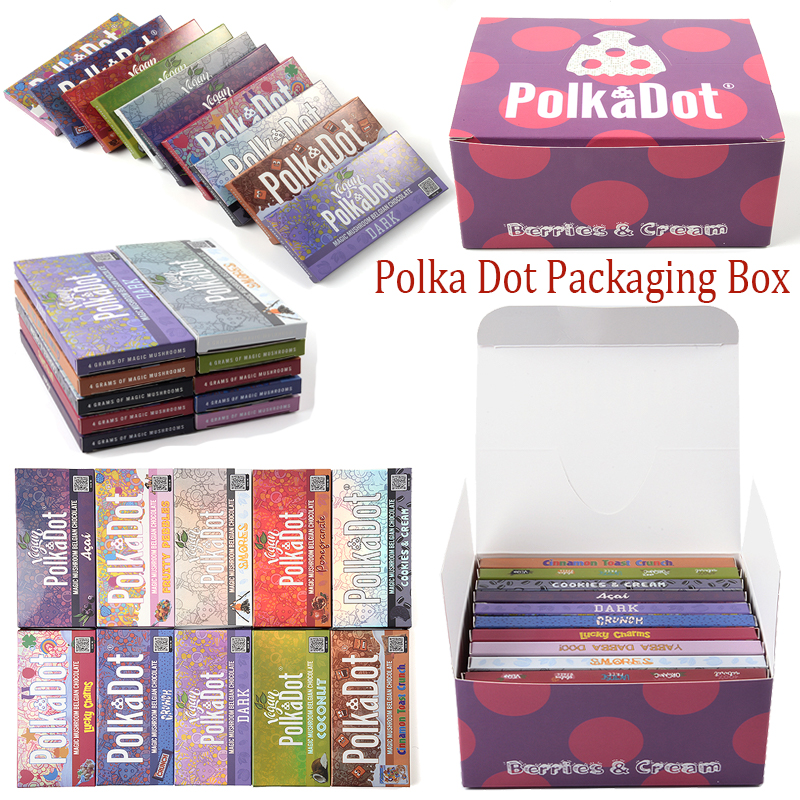 Polkadot Empty Packaging Bag Polka Dot Belgian Chocolate Bar Magic Mushrooms Packaging Bags 4G 11 Colors Multi--Function Packing Box
Polkadot Empty Packaging Bag Polka Dot Belgian Chocolate Bar Magic Mushrooms Packaging Bags 4G 11 Colors Multi--Function Packing Box