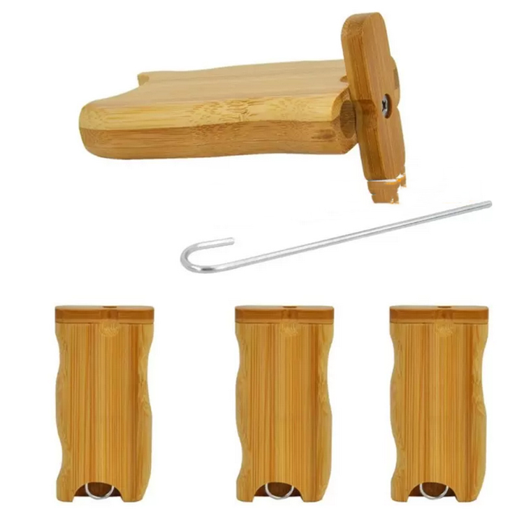Dugout Wood Smoking Case 2 Style Natural Bamboo Smoke Accessory With 78mm Ceramic One Hitter Bat Pipe Cigarette Filters 
Dugout Wood Smoking Case 2 Style Natural Bamboo Smoke Accessory With 78mm Ceramic One Hitter Bat Pipe Cigarette Filters