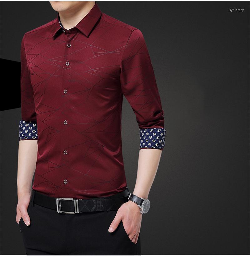 Men's Dress Shirts Mens Men Shirt Long Sleeve Geometric Print Social Handsome Fashion Blouse For Man 2022Men's Sybi22, White
Men's Dress Shirts Mens Men Shirt Long Sleeve Geometric Print Social Handsome Fashion Blouse For Man 2022Men's Sybi22, White