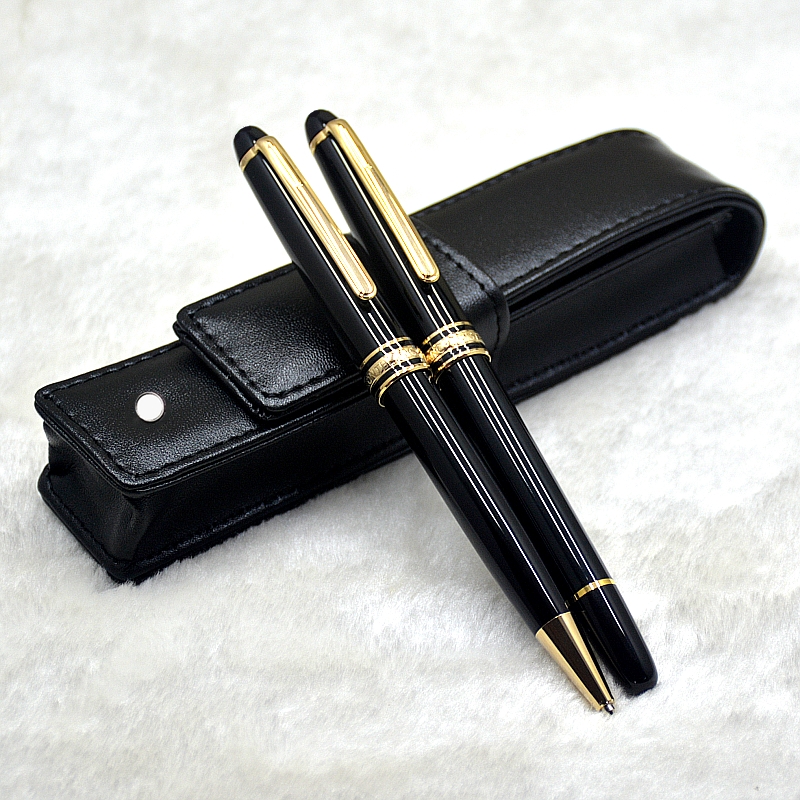 Promotion - Luxury Msk-163 Black Resin Ballpoint pen Rollerball pen Fountain pens High quality Writing Office School Stationery With Serial Number, As shown picture
Promotion - Luxury Msk-163 Black Resin Ballpoint pen Rollerball pen Fountain pens High quality Writing Office School Stationery With Serial Number, As shown picture