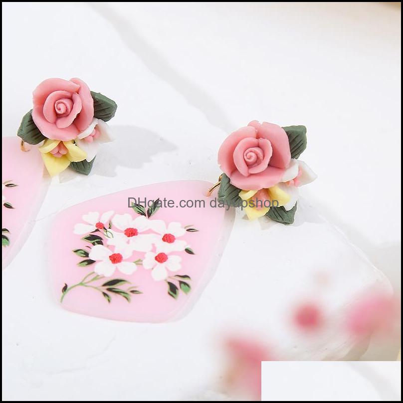 Dangle Chandelier Earrings Jewelry Trendy Female Clay Pink Flower Drop For Women Geometric Acrylic Printing Pattern Dheg4
Dangle Chandelier Earrings Jewelry Trendy Female Clay Pink Flower Drop For Women Geometric Acrylic Printing Pattern Dheg4