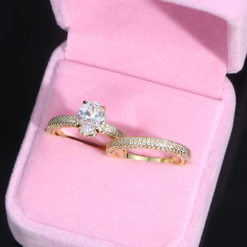 Cluster Rings Iced Out Bling Cubic Zirconia Cz Geometry Oval Double Set Finger For Women Lady Charm Wedding Engagement JewelryCluster
Cluster Rings Iced Out Bling Cubic Zirconia Cz Geometry Oval Double Set Finger For Women Lady Charm Wedding Engagement JewelryCluster