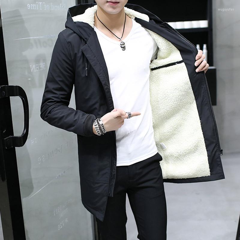 Winter Hooded Thicken Velvet Men's Parka Cashmere Black Medium-Long Windbreaker Jacket For Men 2022 Warm Slim Coat Man
Winter Hooded Thicken Velvet Men's Parka Cashmere Black Medium-Long Windbreaker Jacket For Men 2022 Warm Slim Coat Man