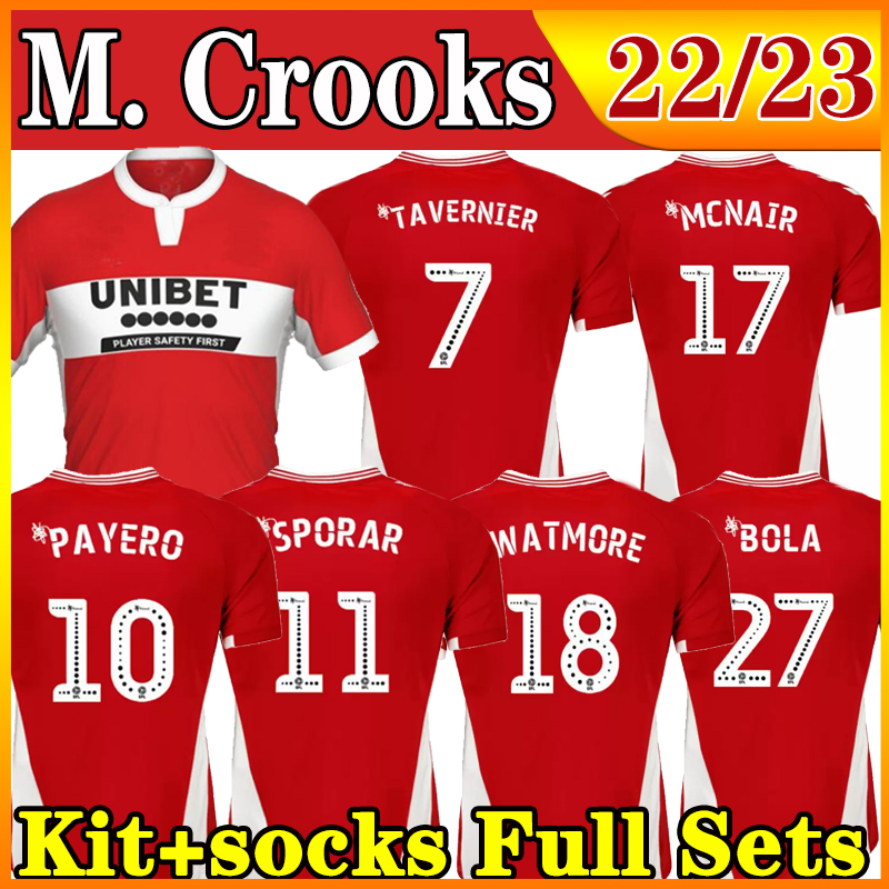 22 23 MIDDleSBRouGH M. Crooks Mens Soccer Jerseys D. Watmore 2022 2023 TAVERNIER PAYERO SPORAR HOWSON Crooks MCNAIR WATMORE BOLA Coburn Jones Home Football Shirt, 22 23 home patch
22 23 MIDDleSBRouGH M. Crooks Mens Soccer Jerseys D. Watmore 2022 2023 TAVERNIER PAYERO SPORAR HOWSON Crooks MCNAIR WATMORE BOLA Coburn Jones Home Football Shirt, 22 23 home patch