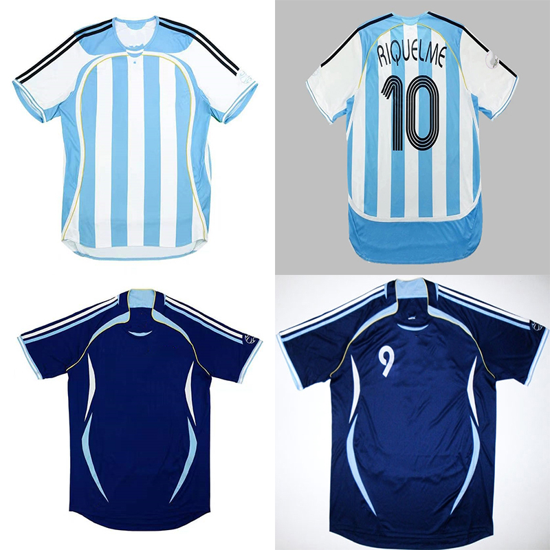 2006 WC Retro Soccer Jerseys MARADONA RIQUELME ROMAN Jersey Home Away CRESPO AIMAR AYALA TEVEZ SAVIOLA Camiseta De Futbol Shirt, 06 home
2006 WC Retro Soccer Jerseys MARADONA RIQUELME ROMAN Jersey Home Away CRESPO AIMAR AYALA TEVEZ SAVIOLA Camiseta De Futbol Shirt, 06 home