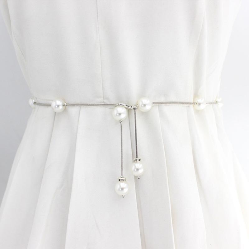 Belts Rhinestones Bridal Belt Pearl Wedding Dress Ladies For Women Sash Fashion Waistband, Silver
Belts Rhinestones Bridal Belt Pearl Wedding Dress Ladies For Women Sash Fashion Waistband, Silver