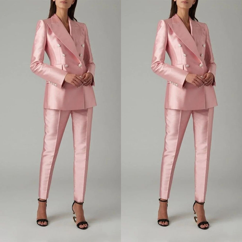 Bright Pink Satin Women Blazer Suits Slim Fit Street Power Leisure Evening Party Jacket Outfit Wedding Wear 2 Pieces
Bright Pink Satin Women Blazer Suits Slim Fit Street Power Leisure Evening Party Jacket Outfit Wedding Wear 2 Pieces