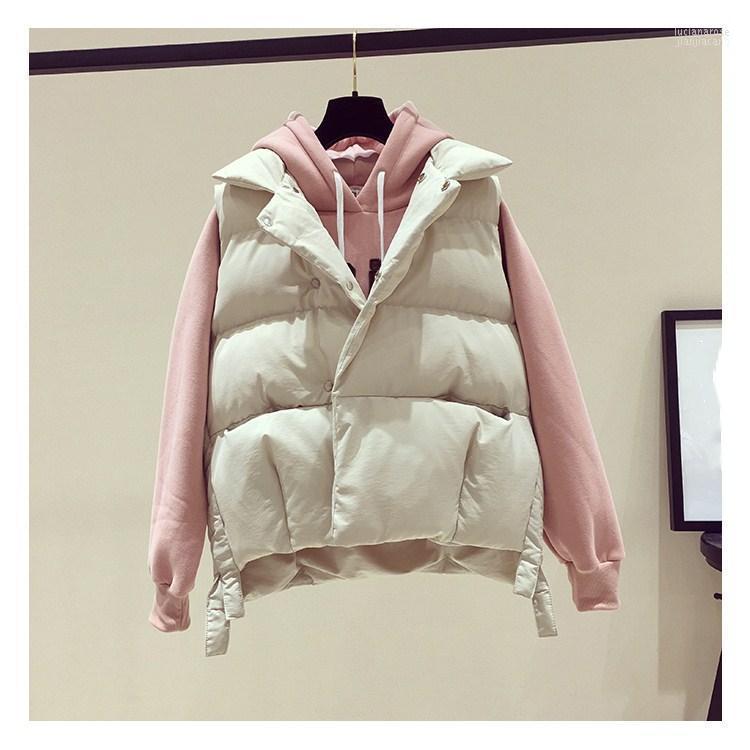 Women' Vests 2022 High Quality Autumn Winter Mandarin Collar Loose Waistcoat Women Apricot Short Casual Sleeveless Down Outerwear Luci22, Black
Women' Vests 2022 High Quality Autumn Winter Mandarin Collar Loose Waistcoat Women Apricot Short Casual Sleeveless Down Outerwear Luci22, Black