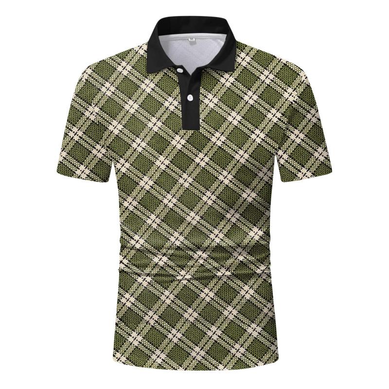 Men' Polos Heavy Weight T Shirt Men Casual Summer Short Sleeve Turndown Neck Plaid Printed Top Blouse Toddler ApparelMen, Green
Men' Polos Heavy Weight T Shirt Men Casual Summer Short Sleeve Turndown Neck Plaid Printed Top Blouse Toddler ApparelMen, Green