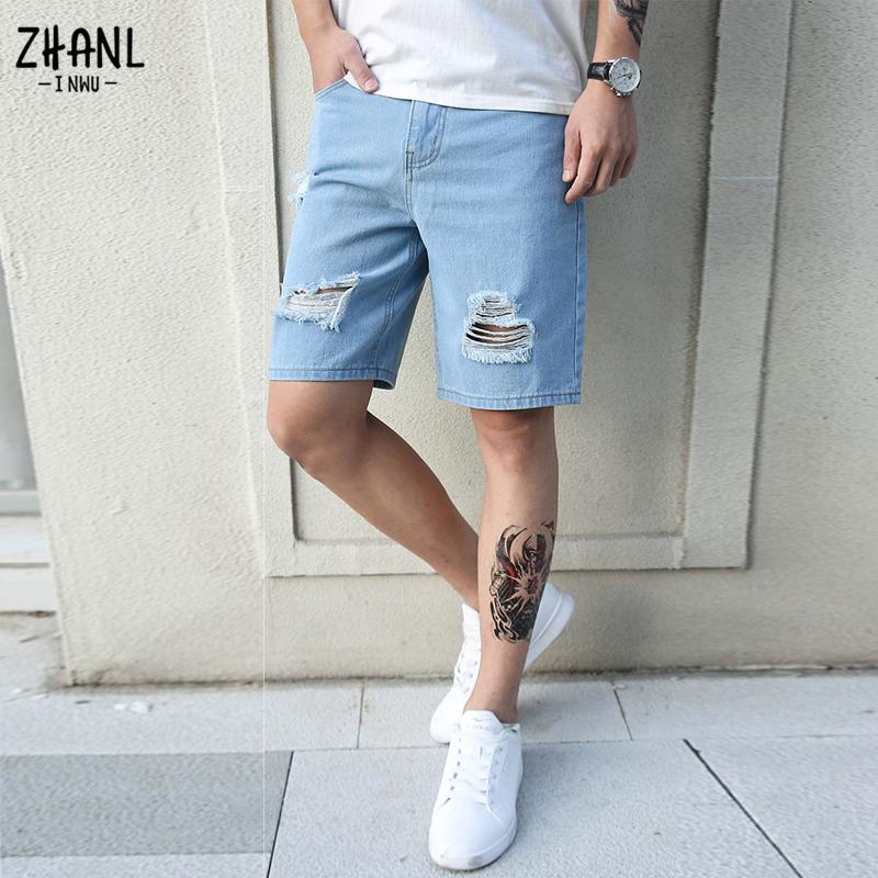 Men's Shorts Summer Ripped Men Straight Loose Beggar Hole Denim Fashion Casual High Street Hip Hop Male Jeans, White;black
Men's Shorts Summer Ripped Men Straight Loose Beggar Hole Denim Fashion Casual High Street Hip Hop Male Jeans, White;black