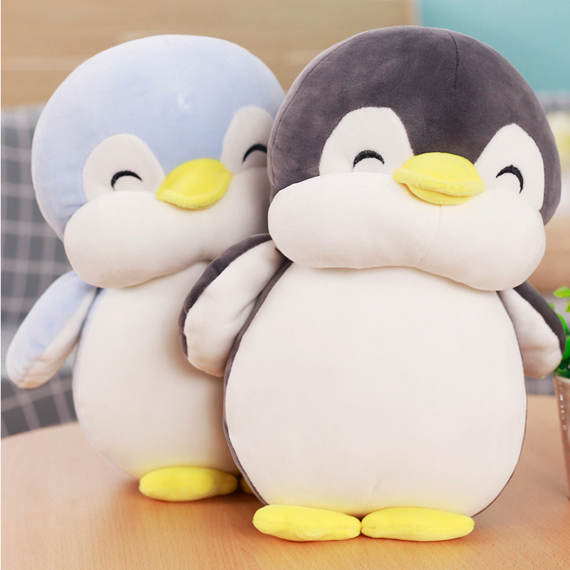 2555cm soft fat penguins plush stuffed cartoon animal doll fashion toy for kids baby lovely girls christmas birthday pillow