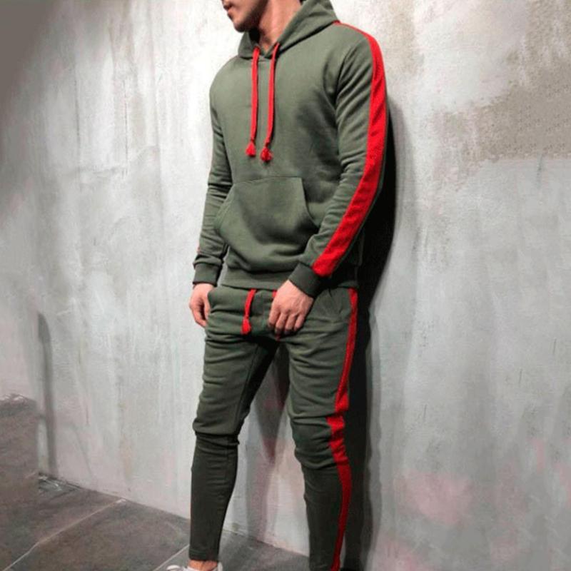 Men's Tracksuits Drop!! 2 Pcs/Set Men Tracksuit Contrast Colors Sports Pencil Pants Young Suit For Daily Wear, Black
Men's Tracksuits Drop!! 2 Pcs/Set Men Tracksuit Contrast Colors Sports Pencil Pants Young Suit For Daily Wear, Black