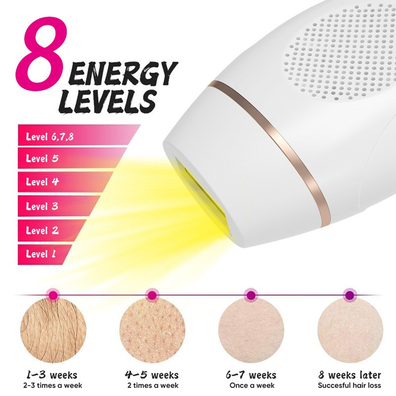 900000 Flashes IPL Laser Epilator Hair Removal Machine Pulsed Light Electric Epilator Permanent Painless Epilator 220323