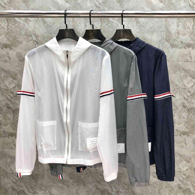 Brand Jacket Men Striped Sleeves Uv Sun-Protective Outdoor Coats Summer Thin Casual Hooded Skin Windbreaker, Navy blue
Brand Jacket Men Striped Sleeves Uv Sun-Protective Outdoor Coats Summer Thin Casual Hooded Skin Windbreaker, Navy blue