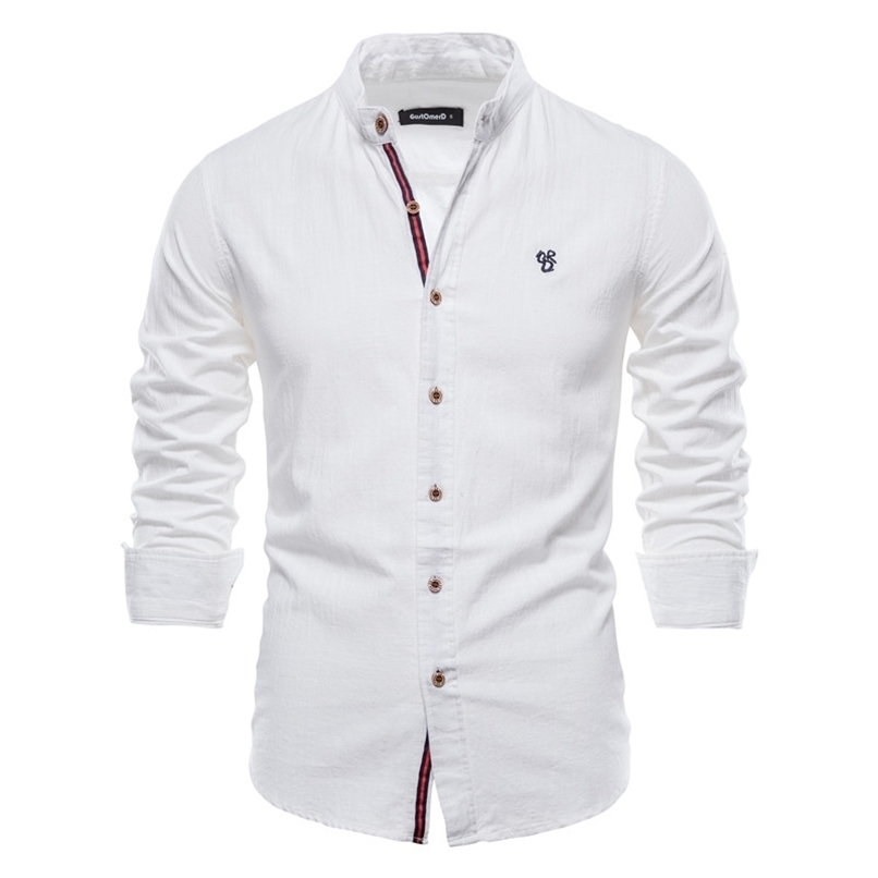 AIOPESON Spring Cotton Social Shirt Men Solid Color High Quality Long Sleeve for Lapel Casual 's s 220322, Navy blue
AIOPESON Spring Cotton Social Shirt Men Solid Color High Quality Long Sleeve for Lapel Casual 's s 220322, Navy blue