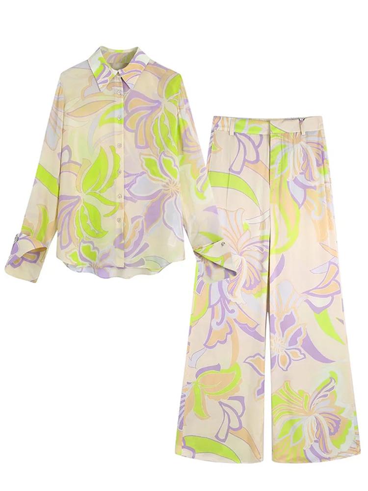 Women's Two Piece Pants Summer Vintage Poplin Suits Women Flare Sleeve Shirt High Waist Set Loose Blouses Outfits Woman Lady SetsWomen's
Women's Two Piece Pants Summer Vintage Poplin Suits Women Flare Sleeve Shirt High Waist Set Loose Blouses Outfits Woman Lady SetsWomen's