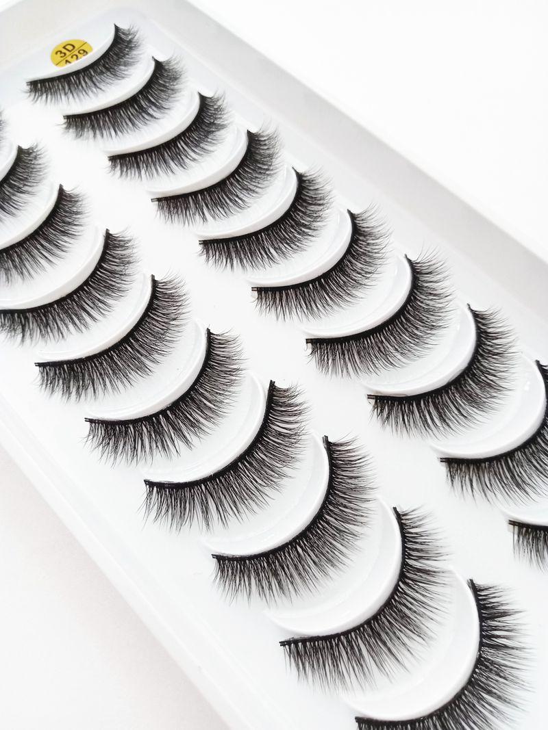 False Eyelashes Pairs 3D Handmade Fake Natural Long Create Perfect Eye Makeup Thick Daily Cross LasheFalse
False Eyelashes Pairs 3D Handmade Fake Natural Long Create Perfect Eye Makeup Thick Daily Cross LasheFalse