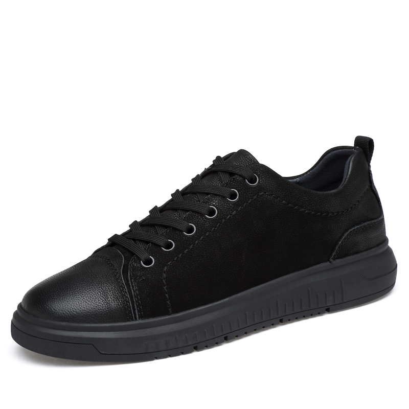 2022 Genuine Leather Shoes Men Sneakers Lace-up Flats Cow Leather Men Casual Shoes Fashion Skateboard Comfortable Male Footwear, Black
2022 Genuine Leather Shoes Men Sneakers Lace-up Flats Cow Leather Men Casual Shoes Fashion Skateboard Comfortable Male Footwear, Black