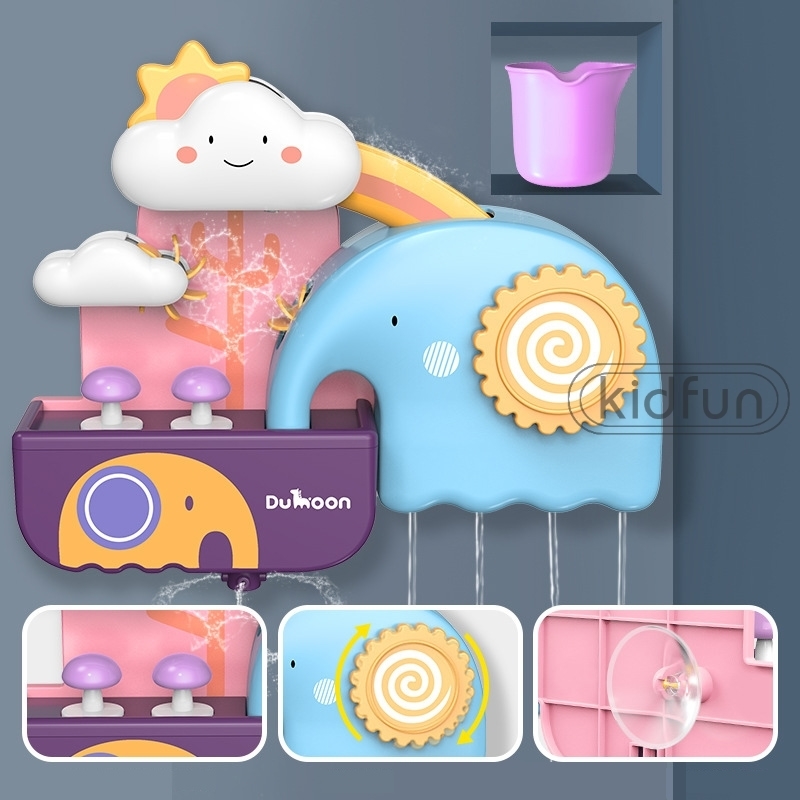 Bath Toys Baby for Kids Shower Elephant Bird Water Spray Toy For Swim Pool Children 1 2 3Year 220909