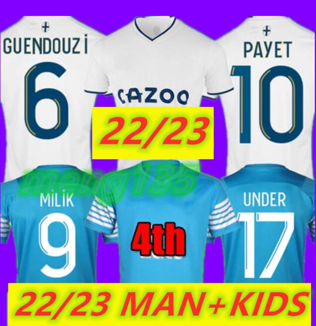 22 23 Olympique De Marseilles soccer jersey PAYET 2022 2023 OM GERSON MILIK GUENDOUZI maillot de foot ALVARO football shirt UNDER men kids, 22-23 home patch
22 23 Olympique De Marseilles soccer jersey PAYET 2022 2023 OM GERSON MILIK GUENDOUZI maillot de foot ALVARO football shirt UNDER men kids, 22-23 home patch