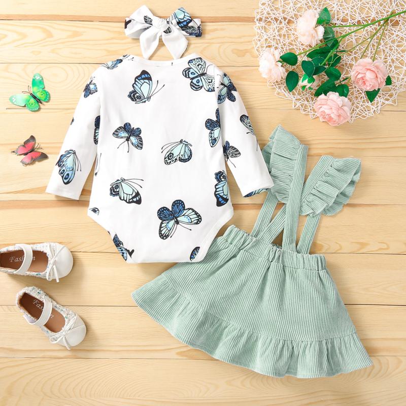 Clothing Sets 3pcs Born Baby Girls Long Sleeves Babysuit Bodysuit Top Headband Butterfly Bow Skirt Clothes Set 3 6 9 12 16 18 24 Month, White
Clothing Sets 3pcs Born Baby Girls Long Sleeves Babysuit Bodysuit Top Headband Butterfly Bow Skirt Clothes Set 3 6 9 12 16 18 24 Month, White