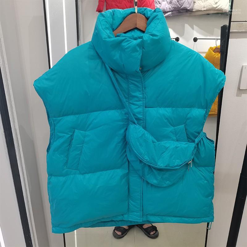 Women's Down & Parkas ZCWXM 2022 Autumn Winter Short Jackets Women Vest Loose Fashion Stand Collar Sleeveless Yellow/Blue Coat Clothes Guin2, Sky blue
Women's Down & Parkas ZCWXM 2022 Autumn Winter Short Jackets Women Vest Loose Fashion Stand Collar Sleeveless Yellow/Blue Coat Clothes Guin2, Sky blue