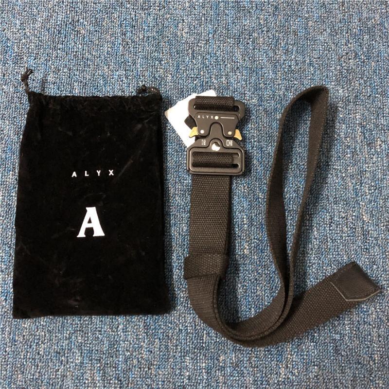Belts Canvas ALYX Black Rollercoaster Belt 2022 Men Women Casual Iconic Press Buckle Leather Trim High QualityBelts
Belts Canvas ALYX Black Rollercoaster Belt 2022 Men Women Casual Iconic Press Buckle Leather Trim High QualityBelts