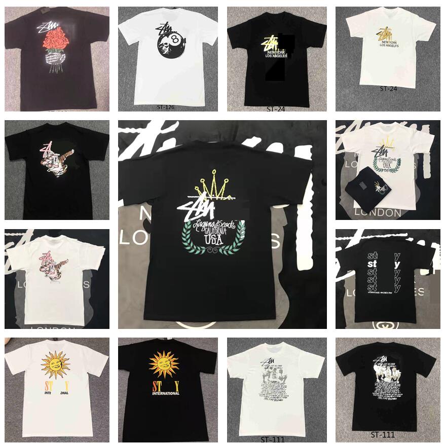 Designer Luxury Summer Stusy Classic Letter Printed T Shirt Fashion Stusi Mens And Womens Couple Loose Short Sleeve Tee Various Styles ST-24
Designer Luxury Summer Stusy Classic Letter Printed T Shirt Fashion Stusi Mens And Womens Couple Loose Short Sleeve Tee Various Styles ST-24