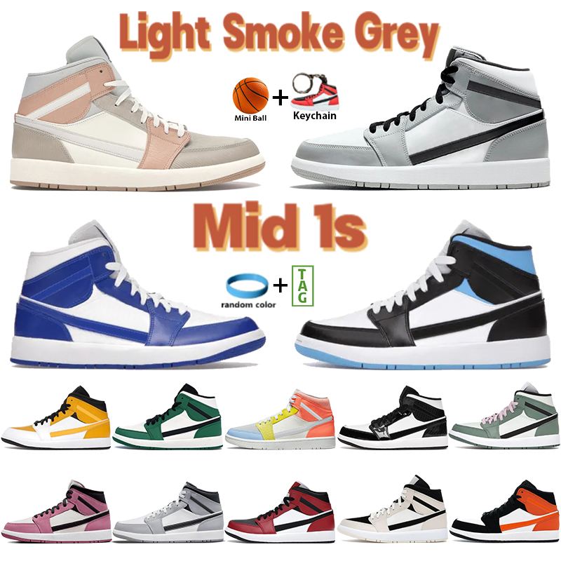 Mid Light Smoke Grey 1 1s Men Basketball Shoes Sneakers Pink Quartz Carbon Fiber Kentucky Blue University Black White Chicago Fashion Mens Trainers, Shoe box
Mid Light Smoke Grey 1 1s Men Basketball Shoes Sneakers Pink Quartz Carbon Fiber Kentucky Blue University Black White Chicago Fashion Mens Trainers, Shoe box