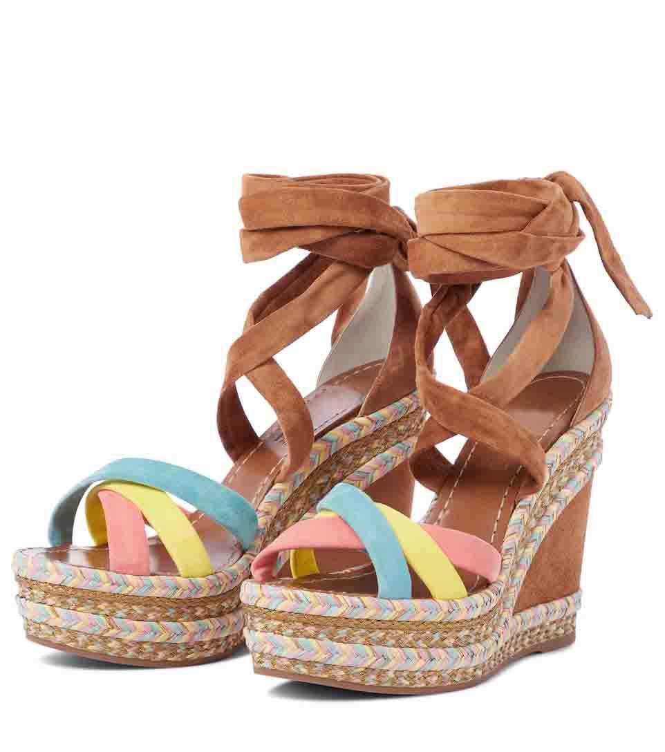 Summer Sandals High Heels Red bottoms Wedge platform shoes,Luxury Paris Women sandal Lagoadonna 120mm Suede strap Espadrille Wedges In Brown
Summer Sandals High Heels Red bottoms Wedge platform shoes,Luxury Paris Women sandal Lagoadonna 120mm Suede strap Espadrille Wedges In Brown