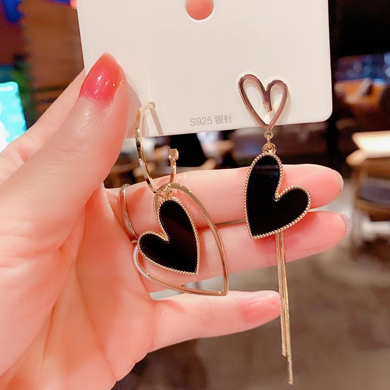 Dangle & Chandelier Sweet Asymmetry Shiny Rhinestone Love Heart Drop Earrings For Women Long Crystal Tassel JewelryDangle
Dangle & Chandelier Sweet Asymmetry Shiny Rhinestone Love Heart Drop Earrings For Women Long Crystal Tassel JewelryDangle