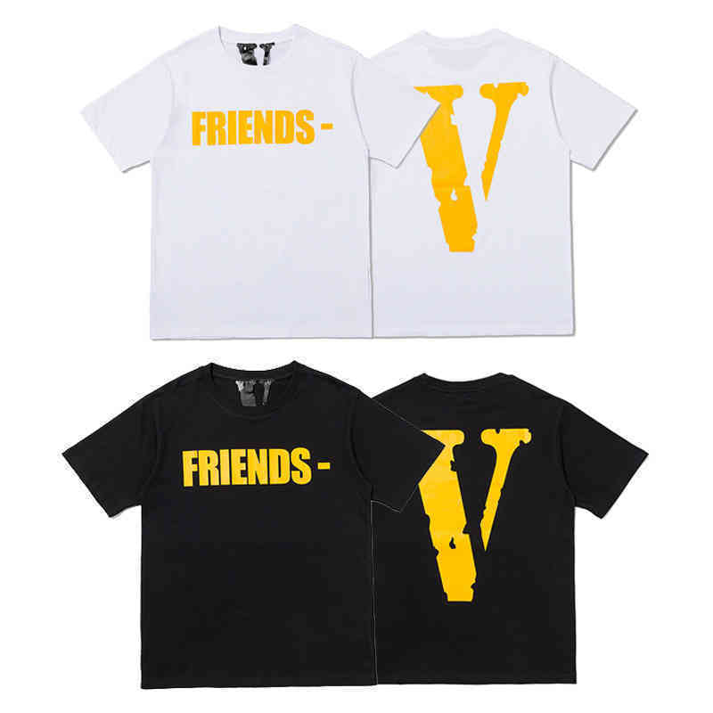 T-shirt Fahion Br Vlones Yellow Friend Letter T-hirt Looe Imple Back Large v Hort Leeve Men' and Women' in Ummer, Black
T-shirt Fahion Br Vlones Yellow Friend Letter T-hirt Looe Imple Back Large v Hort Leeve Men' and Women' in Ummer, Black