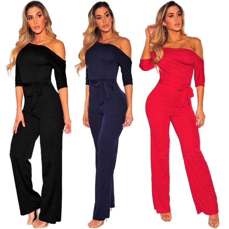 Women' Jumpsuits & Rompers Fashion Women Skew Collar Playsuits Sexy Bodysuit Jumpsuit Plus Size Clothes Body FemininoWomen, Black
Women' Jumpsuits & Rompers Fashion Women Skew Collar Playsuits Sexy Bodysuit Jumpsuit Plus Size Clothes Body FemininoWomen, Black